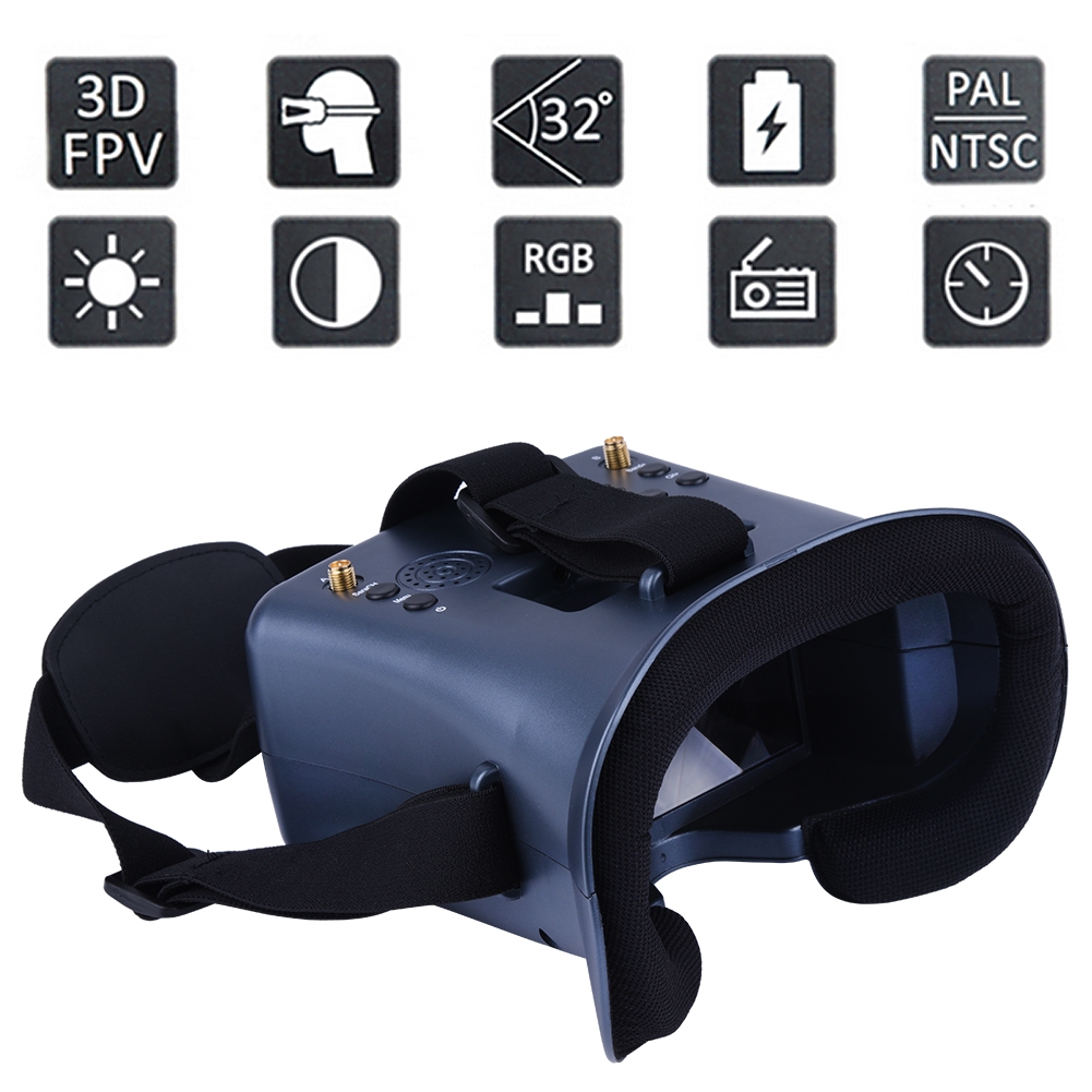 008D 5.8G 40CH 4.3 Inch 800*48 - огляд і ціна Skyzone Sky04O Pro Fpv Goggles